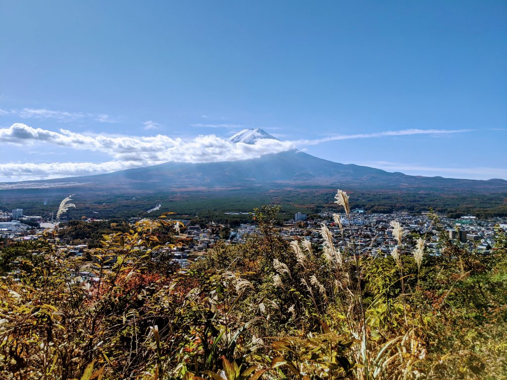 天上山からの富士山